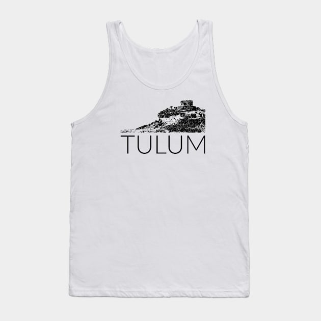 Tulum Mexico Tank Top by caseofstyle